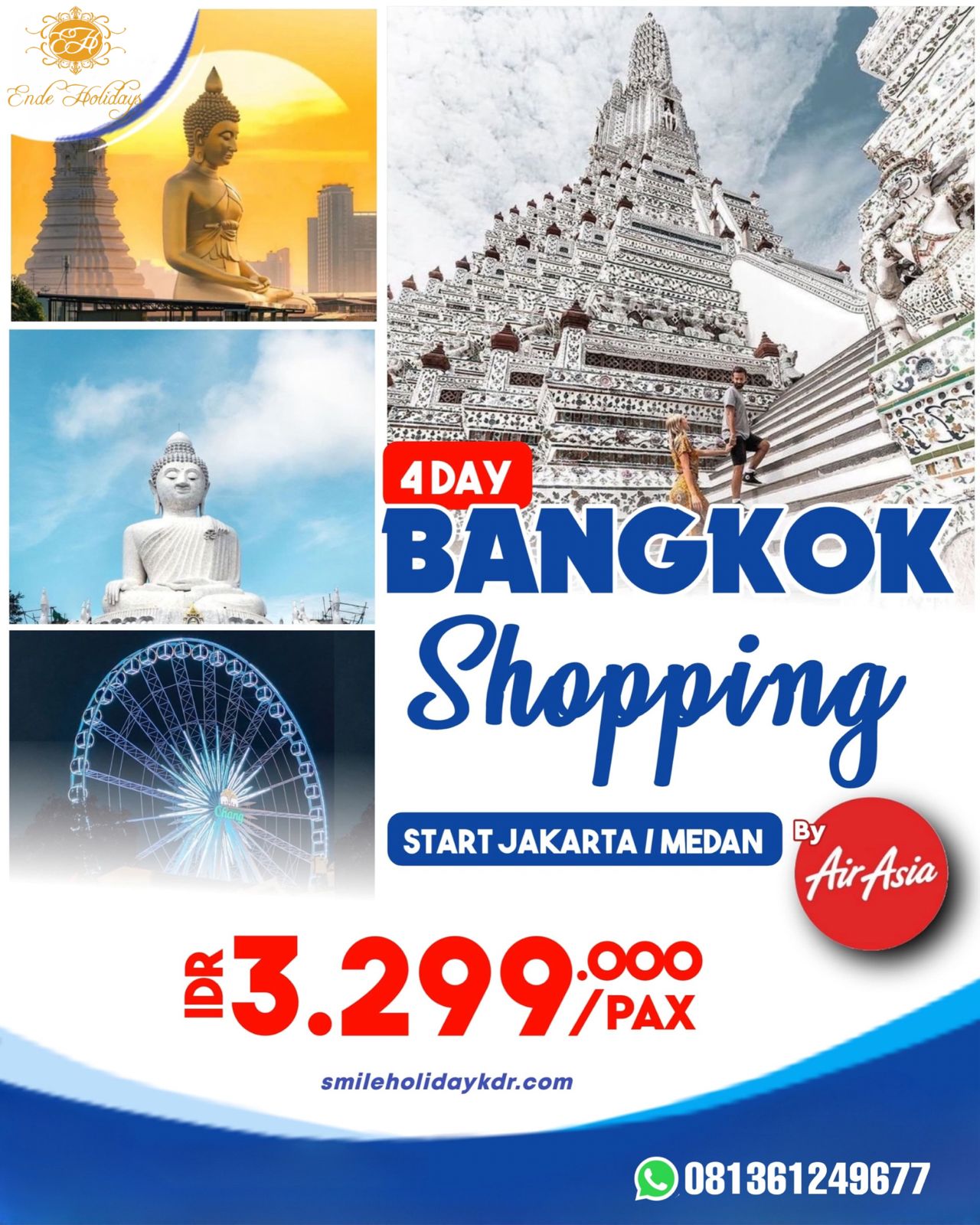 4 Day Bangkok Shopping & Cultural Tour
