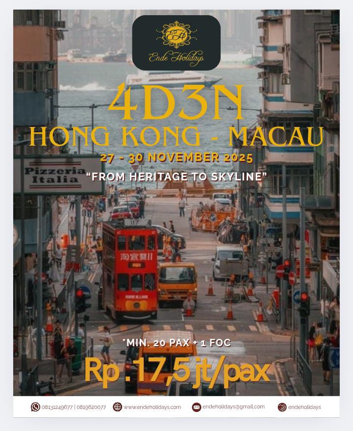 Hong Kong Macau 4D3N "From Heritage To Skyline"